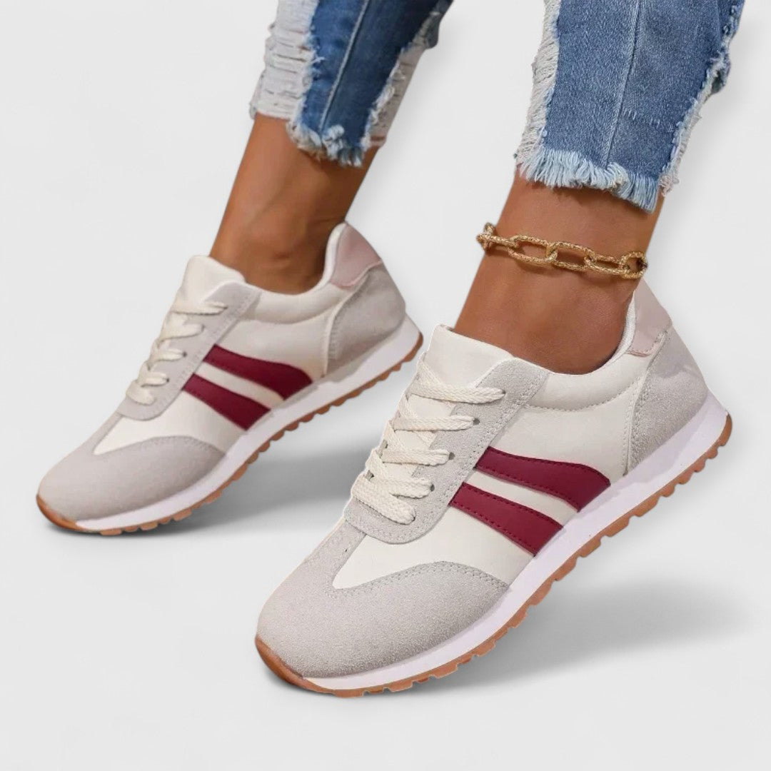 Candice - Retro Stripe Sneakers