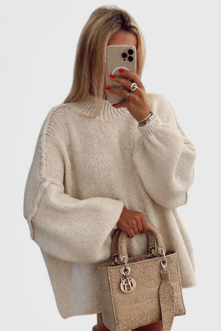 Jennifer - Oversized Balloon Sleeve Cardigan