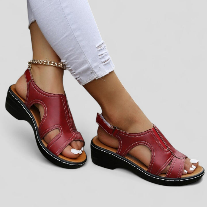 Yasmine - Cushioned Heel Sandals