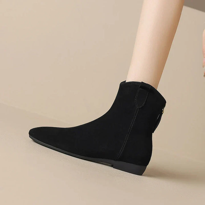 Zahra - Genuine Suede Chelsea Boots