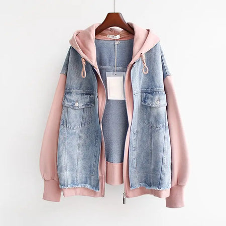 DELFINA™|GIACCA HOODIE CASUAL