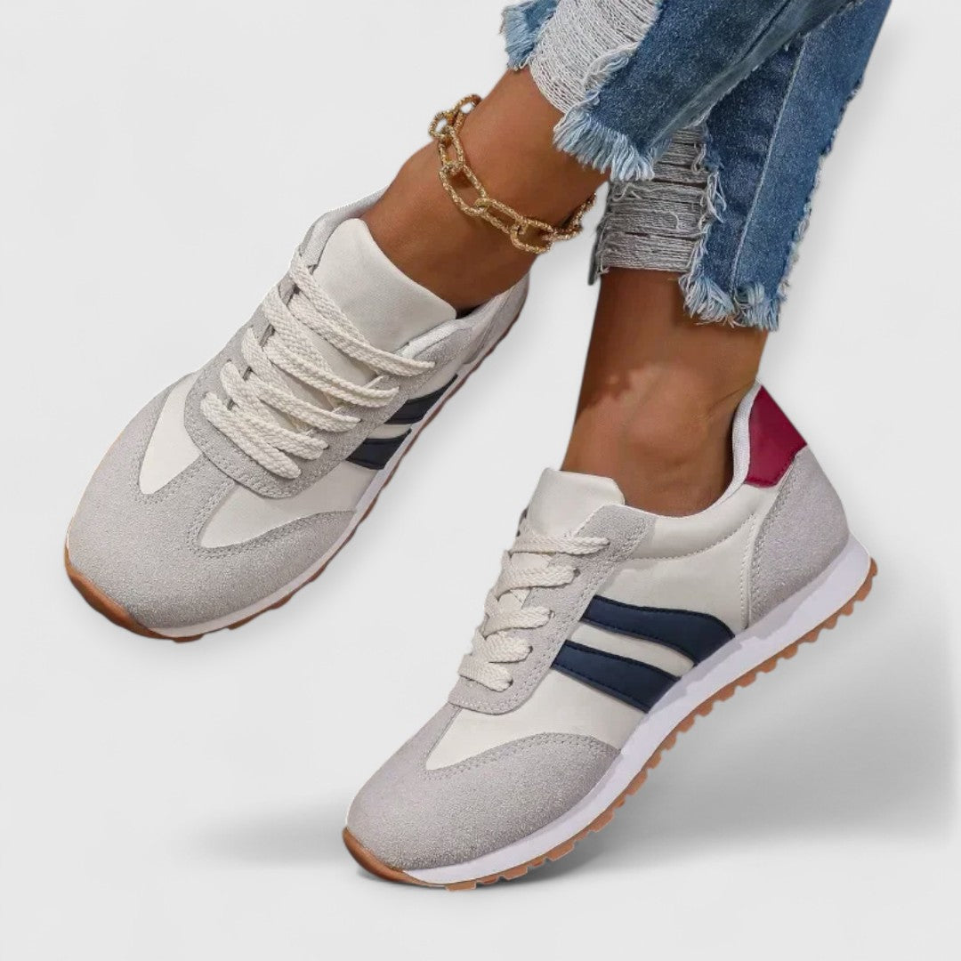 Candice - Retro Stripe Sneakers