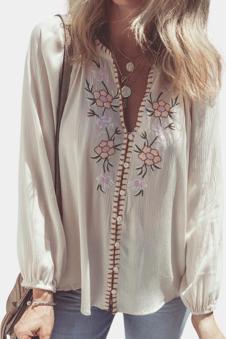 Kali - Embroidered Blouse