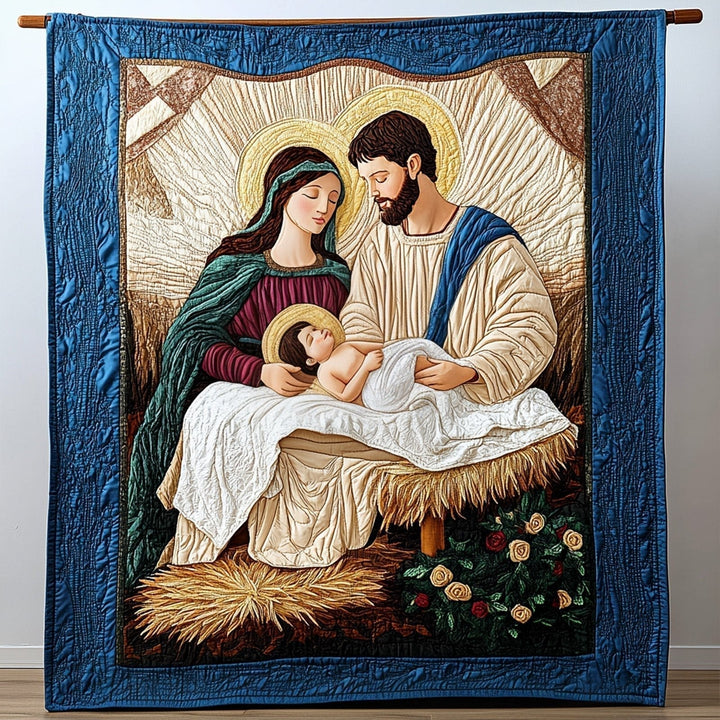 Sacred Scene Art Quilt Wall Hanging
