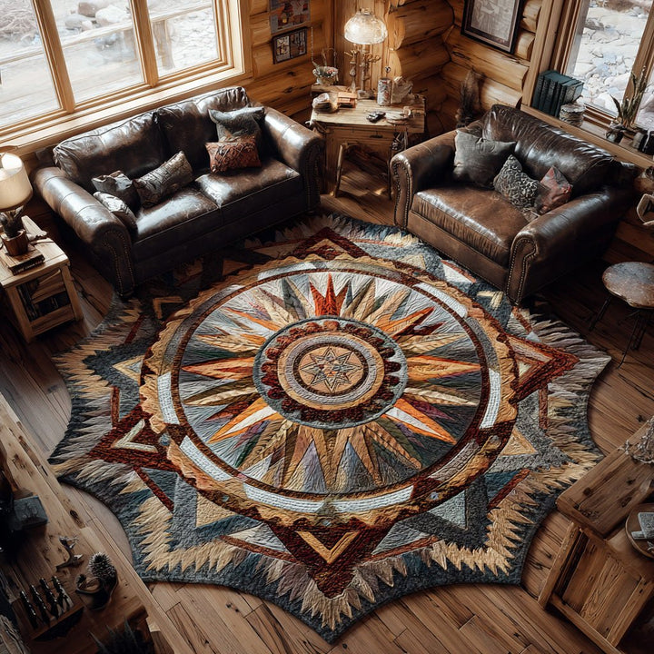 Sacred Sedona Shaped Area Rug