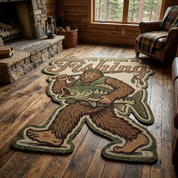 Sasquatch Woods Custom Shaped Rug