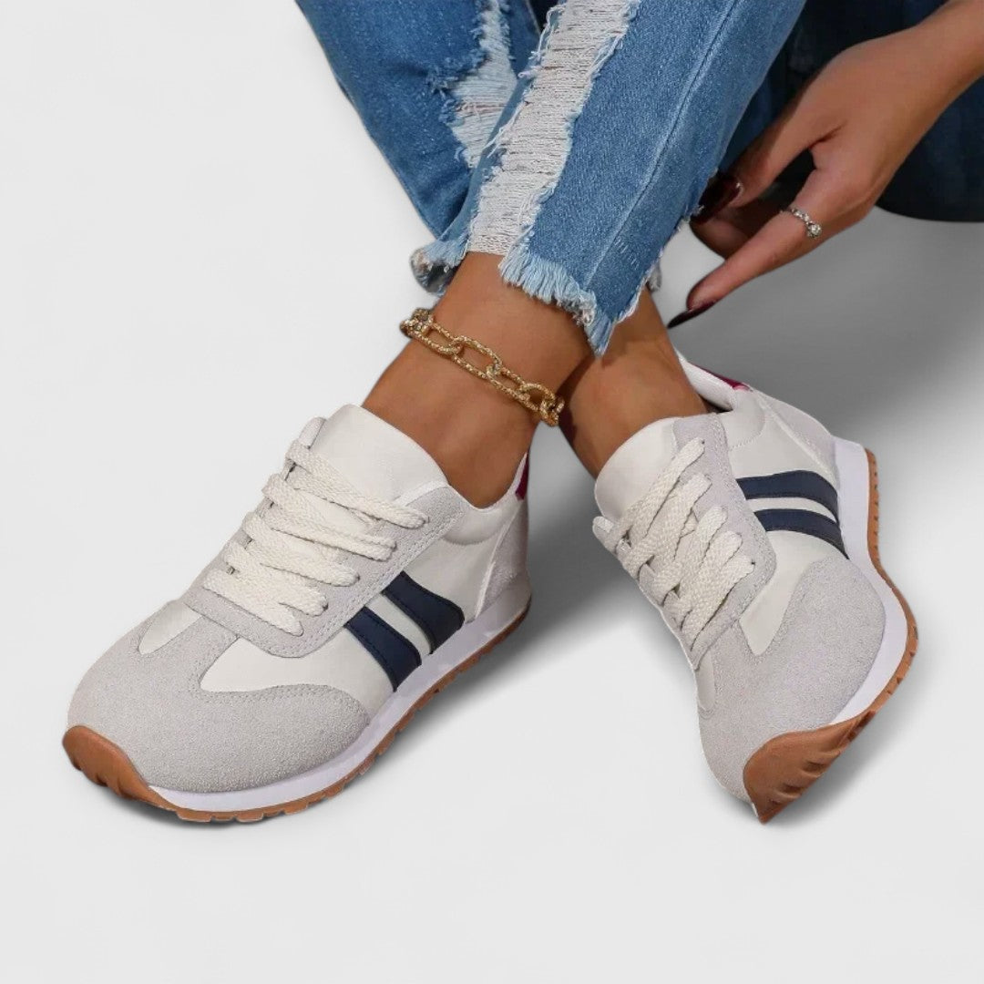 Candice - Retro Stripe Sneakers