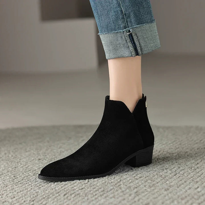 Maisie - Genuine Leather Western Boots