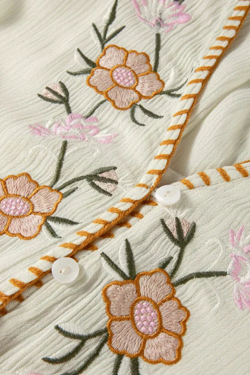 Kali - Embroidered Blouse
