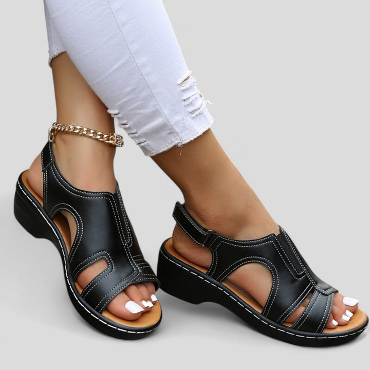 Yasmine - Cushioned Heel Sandals