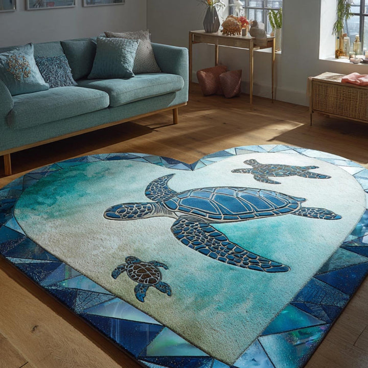 Sea Guardian Shaped Rug