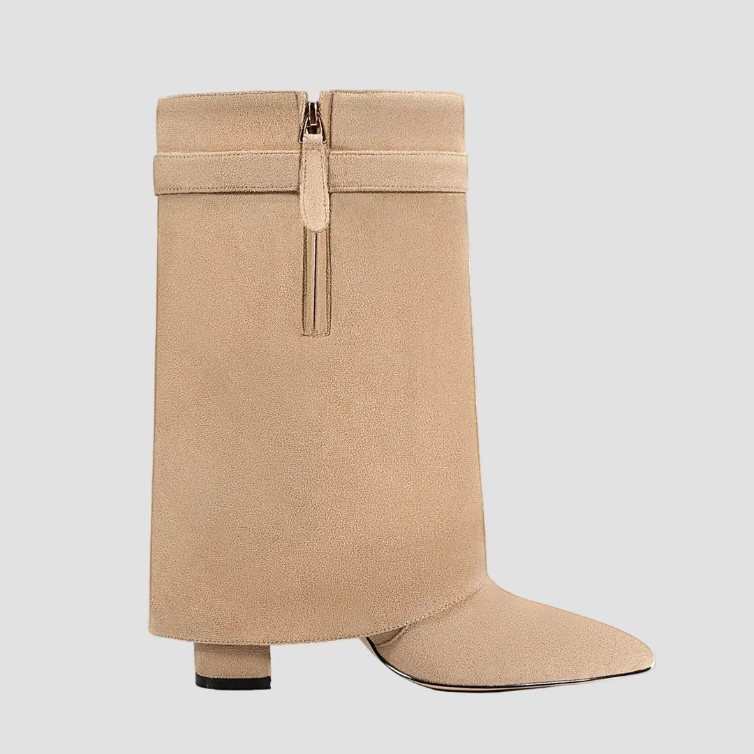 Honor - Tall Boots with Elegant Buckle Detail