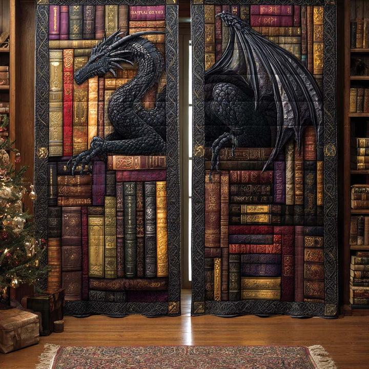 Shadow Fire Twins Quilted Curtains