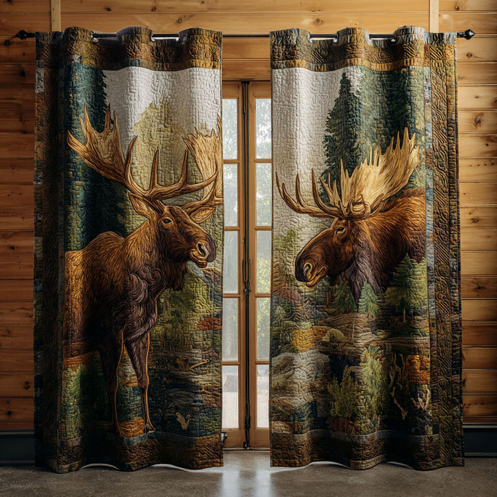 Quiet Crest Quilted Curtains
