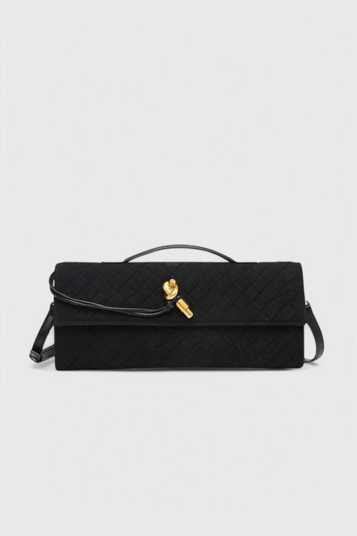 Delfina - Classic Suede Shoulder Bag