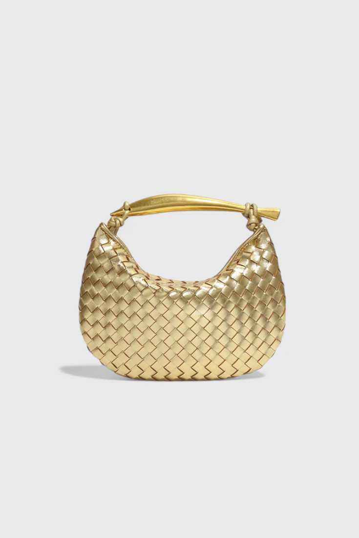 Adele - Woven Top Handle Bag