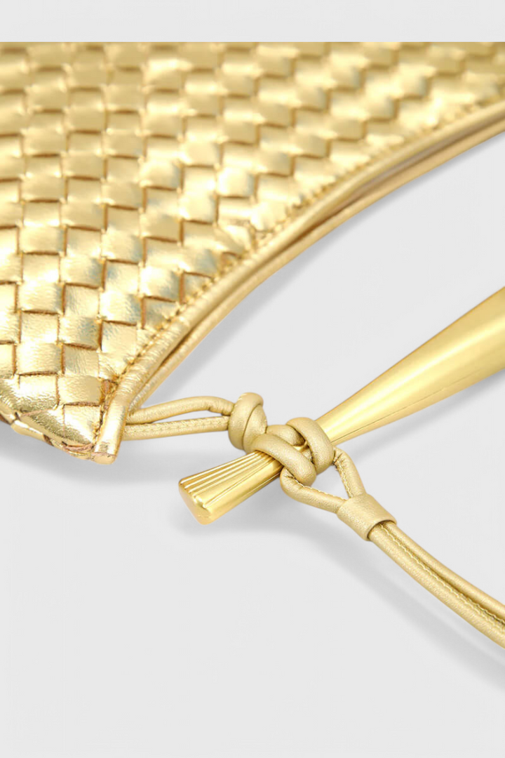 Adele - Woven Top Handle Bag