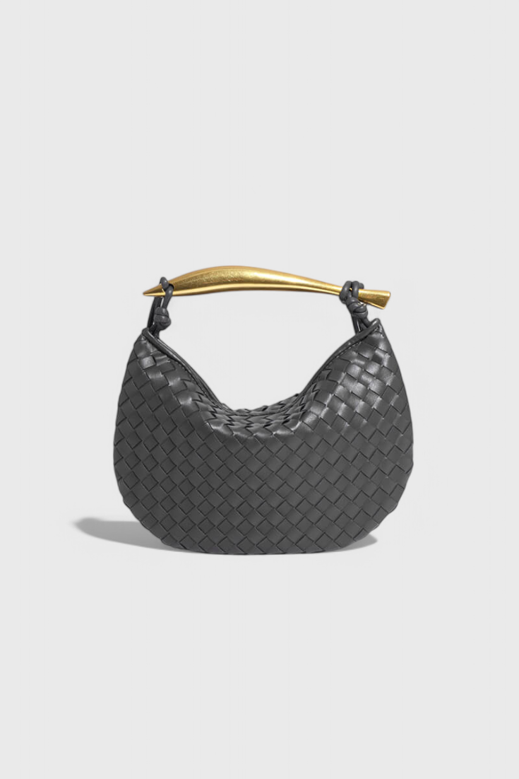 Adele - Woven Top Handle Bag