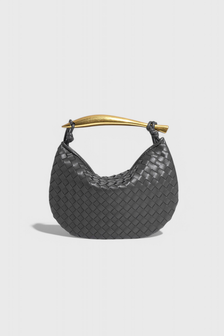 Adele - Woven Top Handle Bag