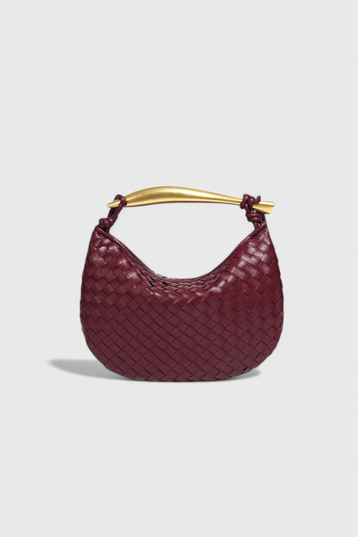 Adele - Woven Top Handle Bag
