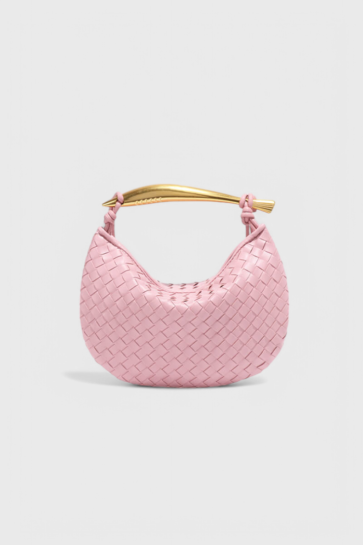Adele - Woven Top Handle Bag