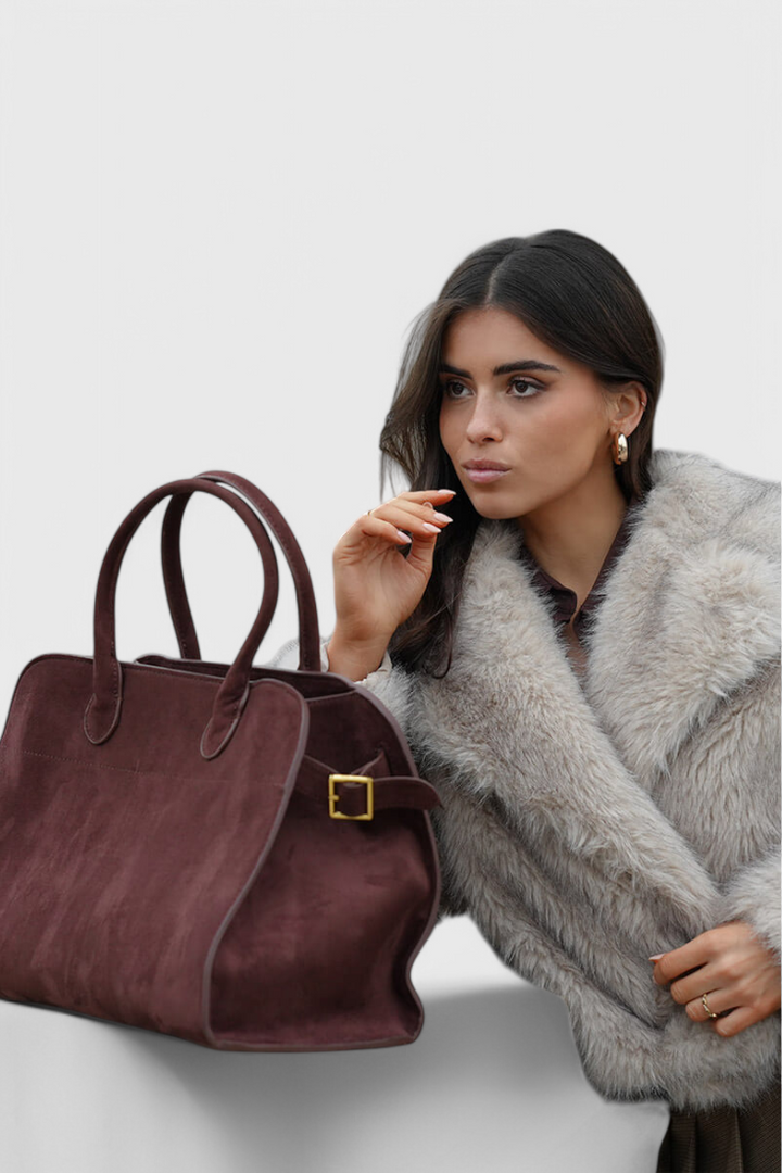 Jessica - Suede Tote Bag