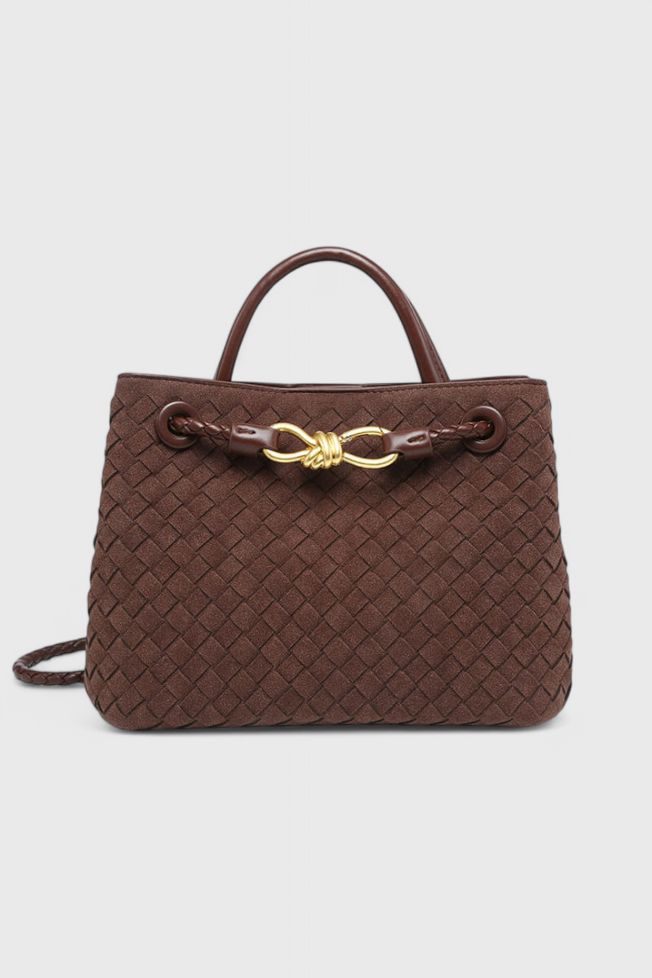 Etta - Suede Bag with Adjustable Strap