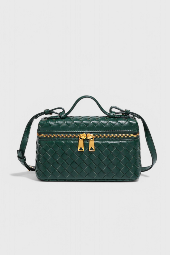 Maggie - Mini Woven Top Handle Bag