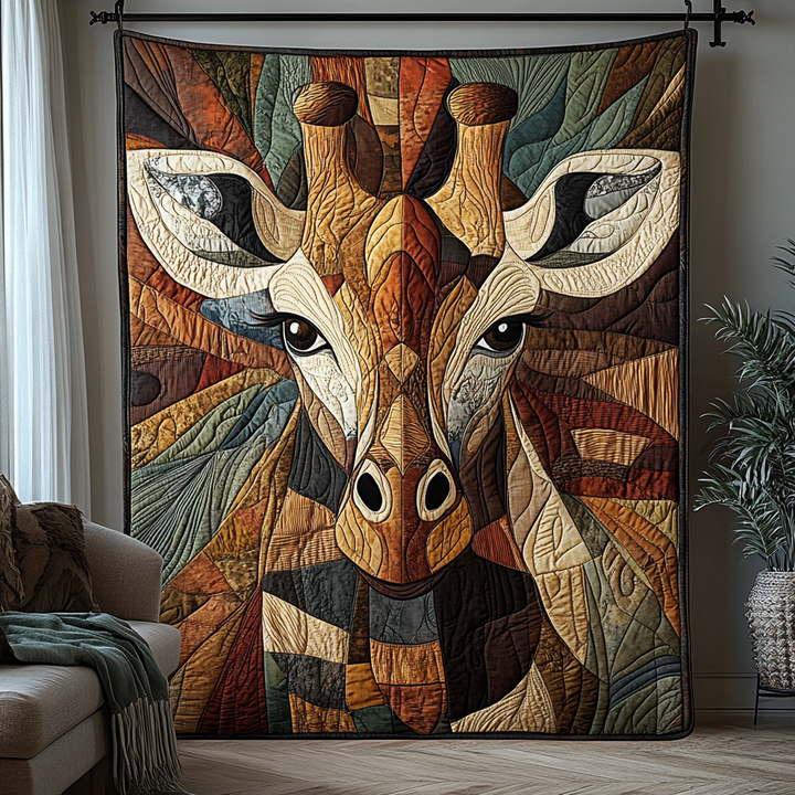 Wonder Spots Giraffe Quilted Blanket
