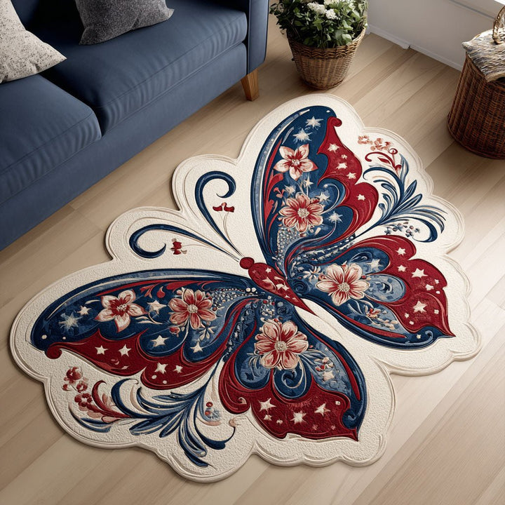 Star in Bloom Shaped Area Rug