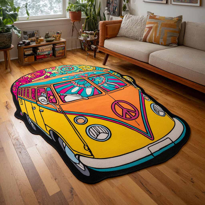 Sunset Rider Shaped Area Rug