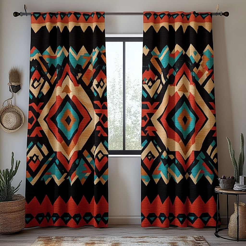 Earth Echo Quilted Curtains