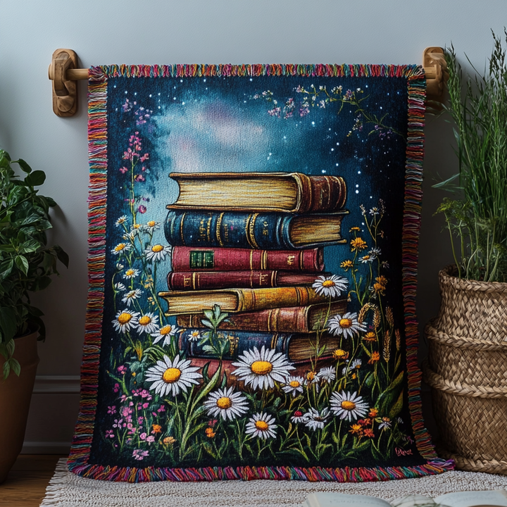 Book Nook Woven Blanket