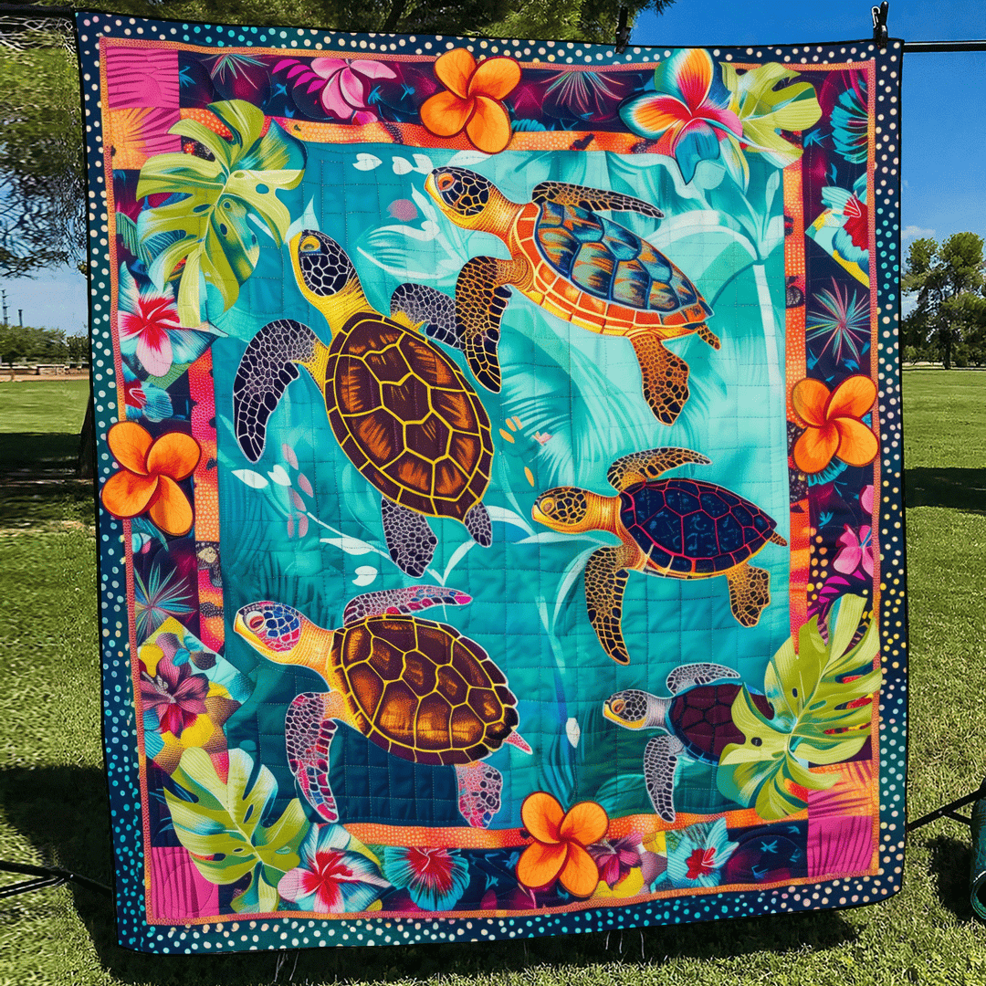 Nature's Cascade Art Quilt Wall Hanging