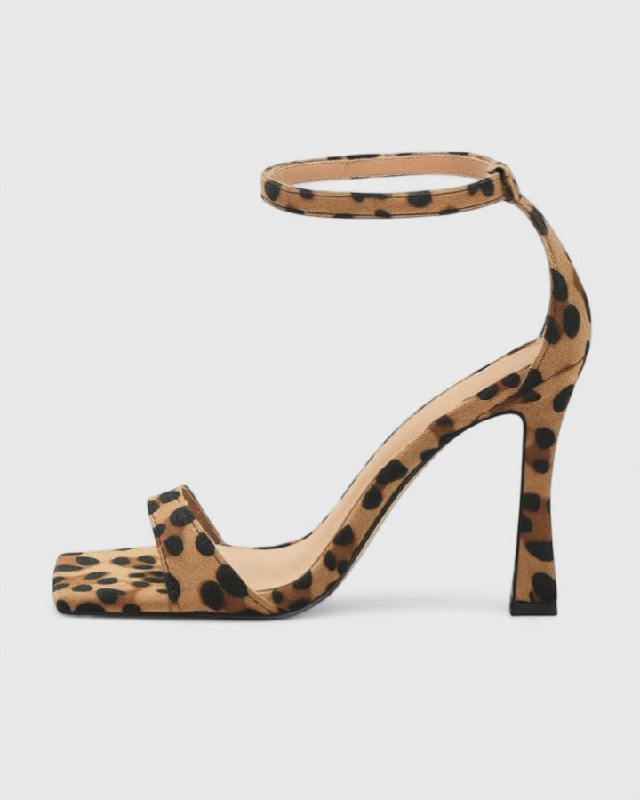 Kerry - Leopard Print Heeled Sandals
