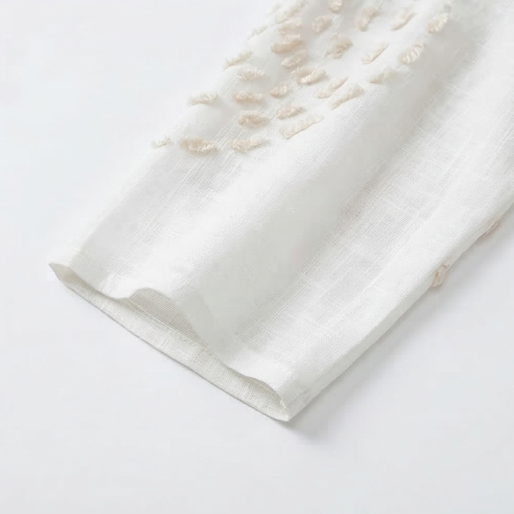 Leandra - White Embroidered Dress