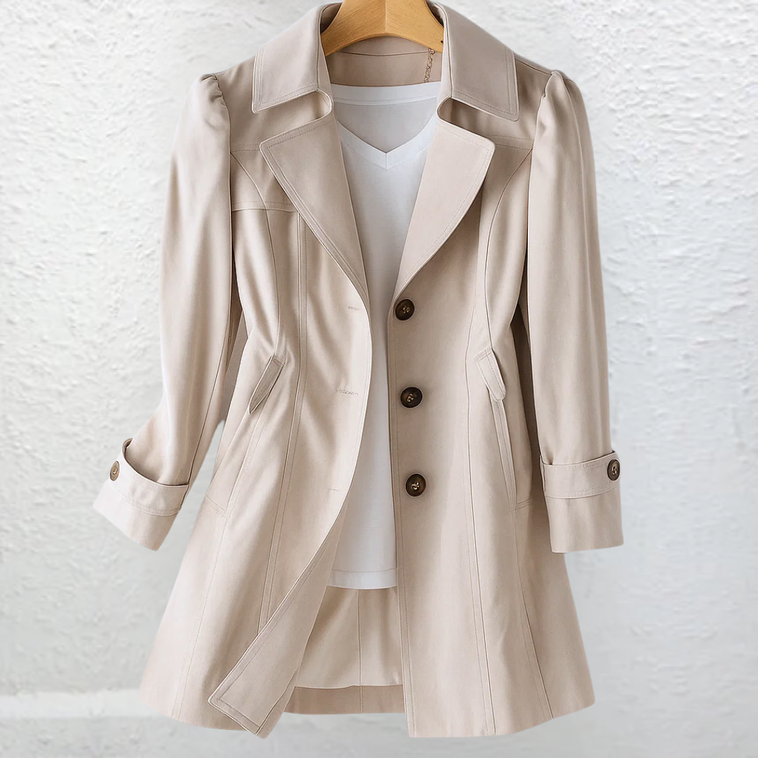 Felicia - Vintage Button Coat