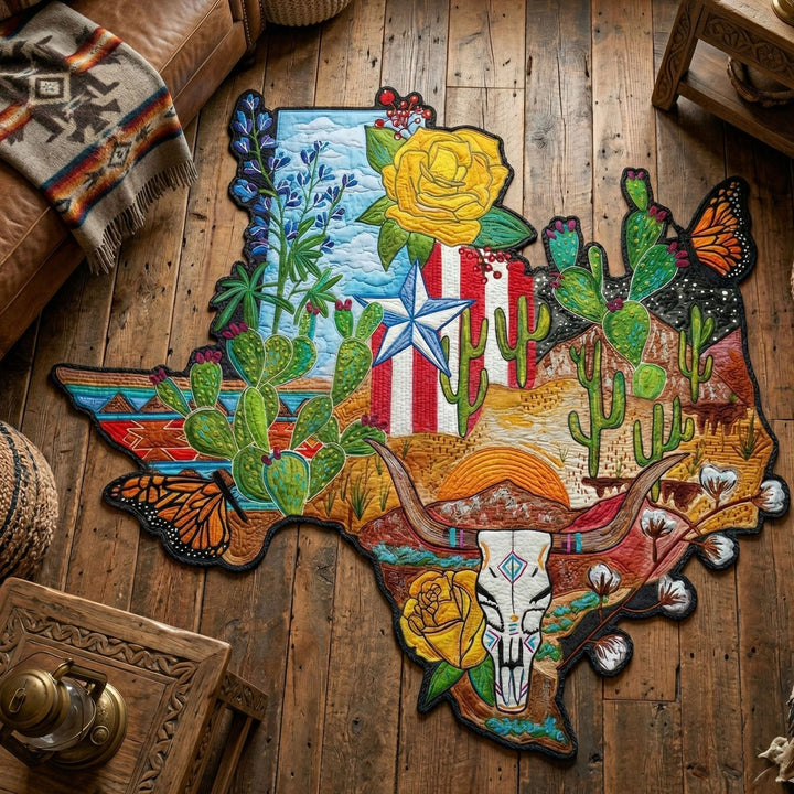 Western Boots Custom Shaped Rug