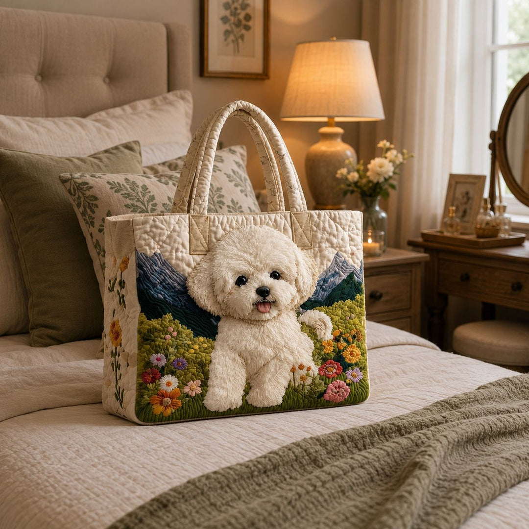 Bolsa Tote Acolchada - Perro Encantado