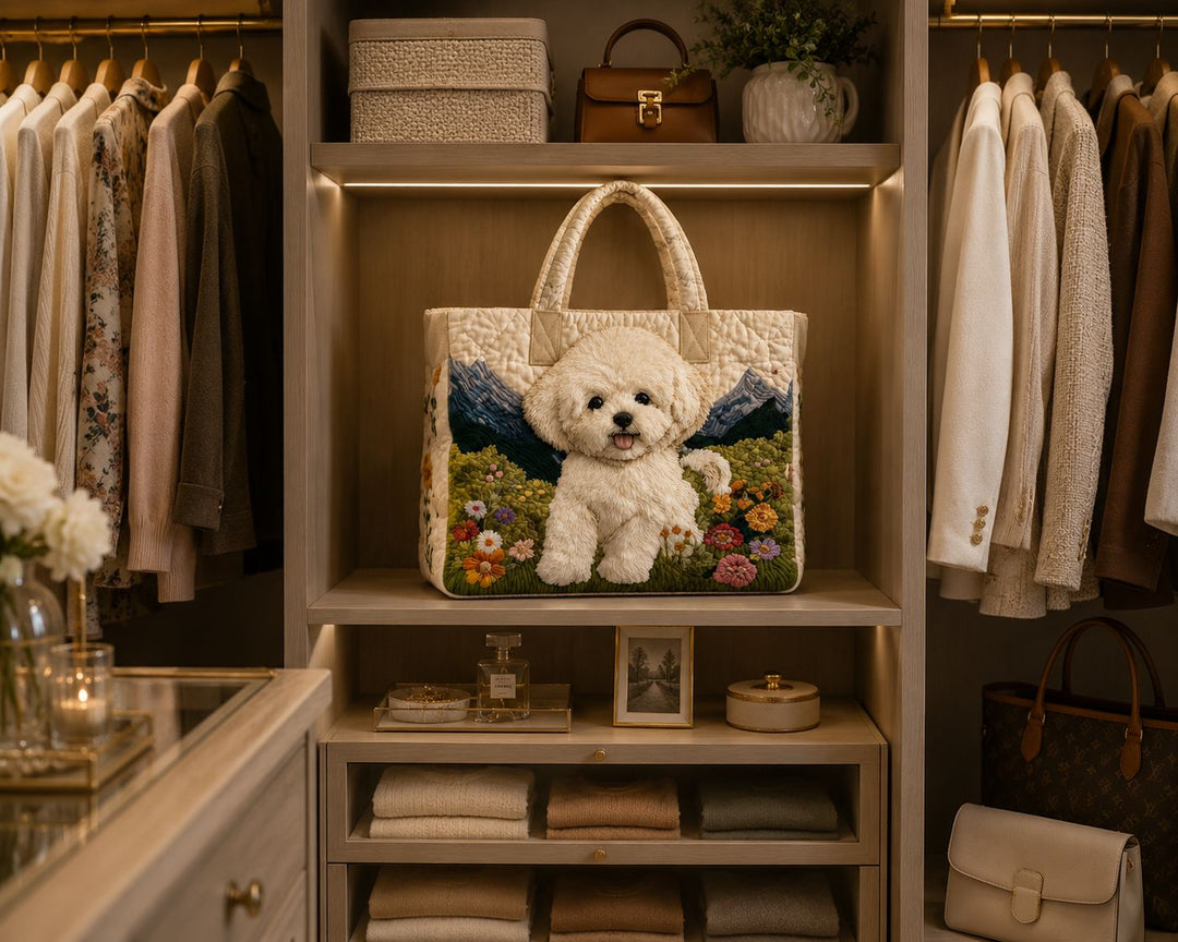 Bolsa Tote Acolchada - Perro Encantado