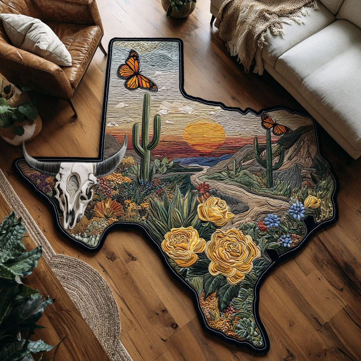 Wild Frontier Custom Shaped Rug