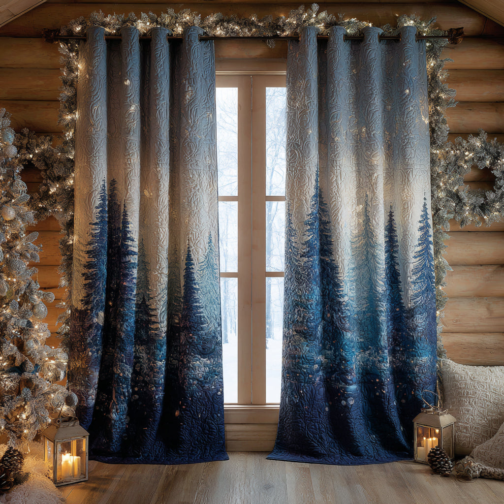 Forest Quilted Curtains