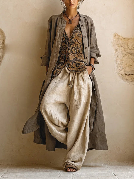 Giulia | Completo Bohemien Fluido Stratificato