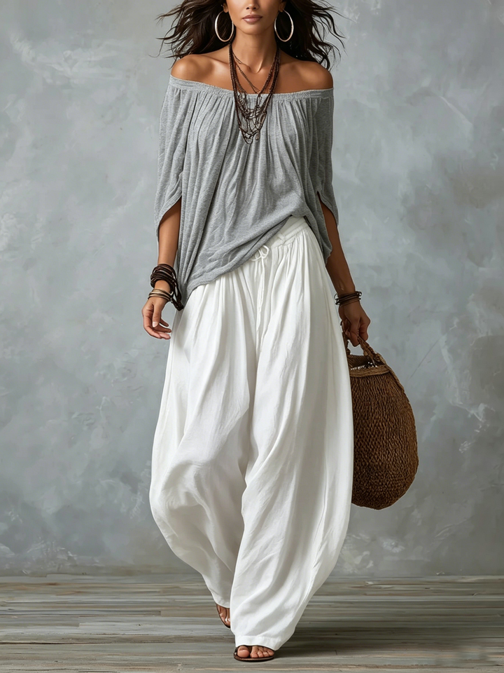 Sinead - Off-Shoulder Two-Piece Set