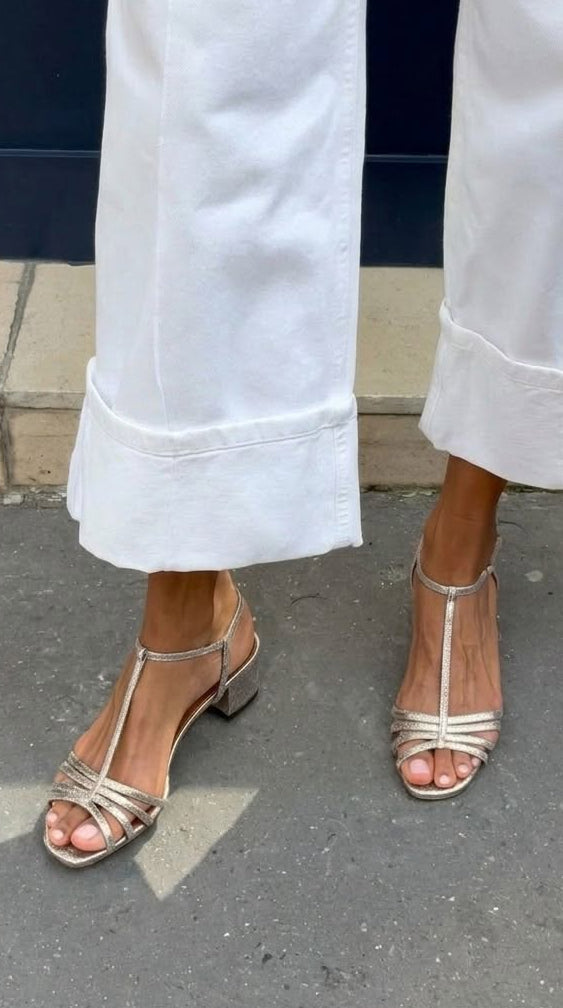 Pansy - Low Heel Sandals