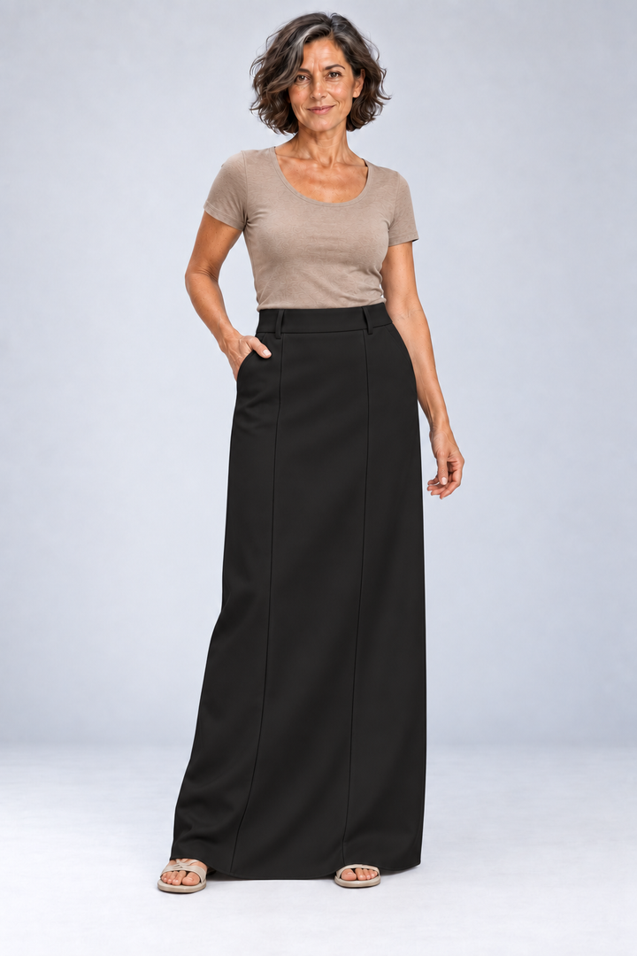 Demi - H-Line Minimalist Skirt
