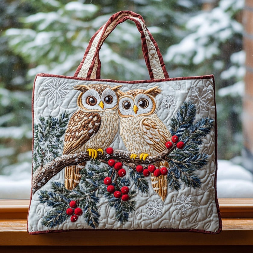 Bolsa Tote Acolchada Mística de Invierno