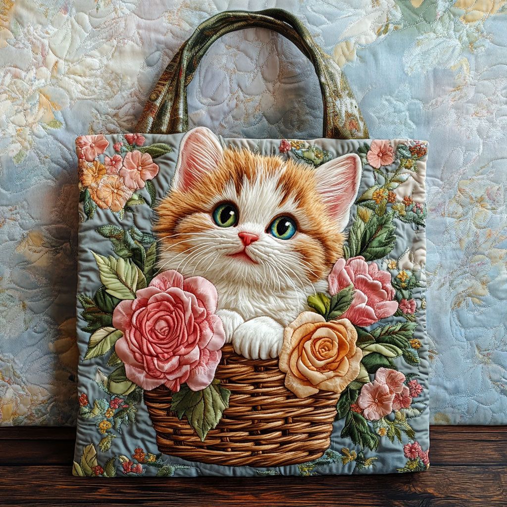 Bolsa Tote Acolchada Kitty Bloom