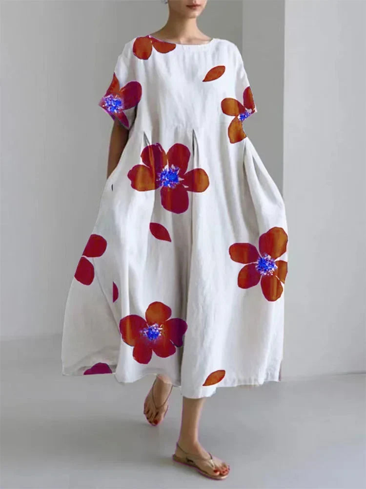 Beatriz - Floral Relaxed Midi Dress