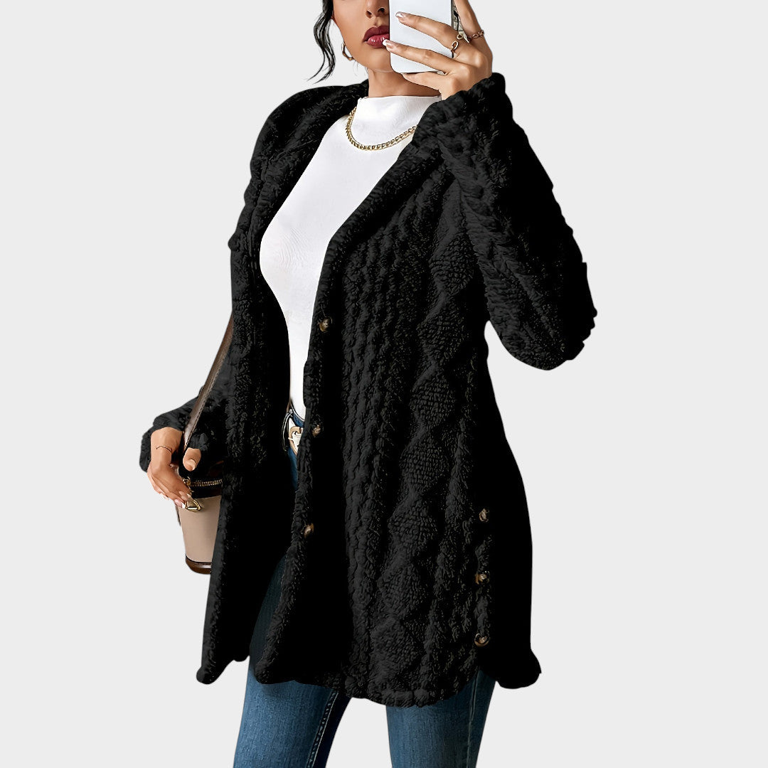 Ayla - Quilted Hooded Cardigan